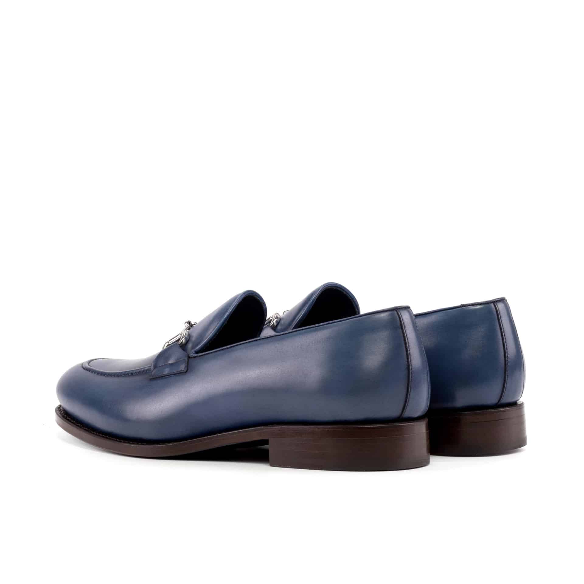 Navy Blue Men's Bit Loafer