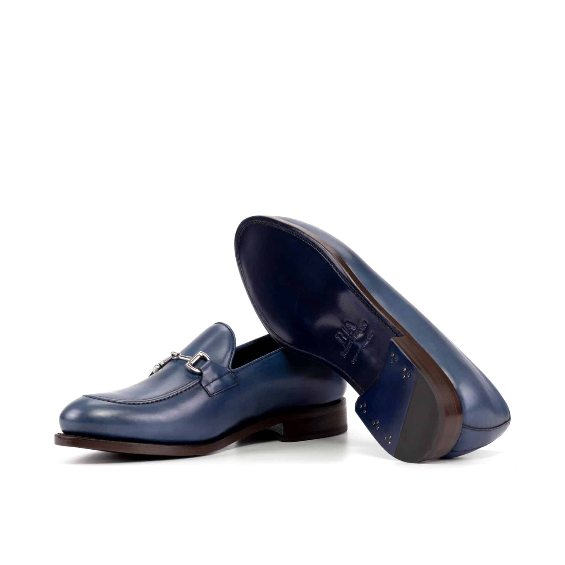 Navy Blue Men's Bit Loafer