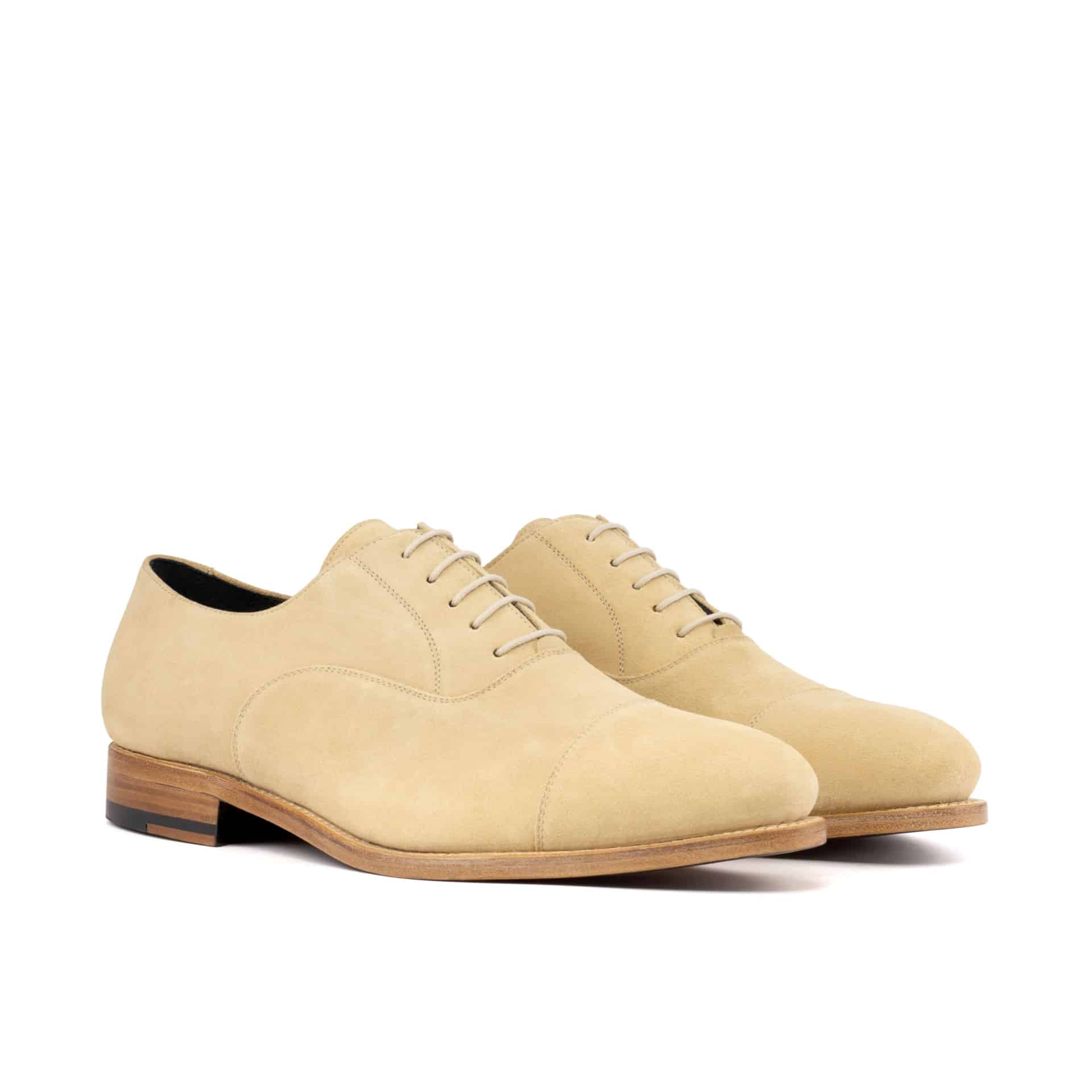 Tan Suede Men's Oxford Shoes