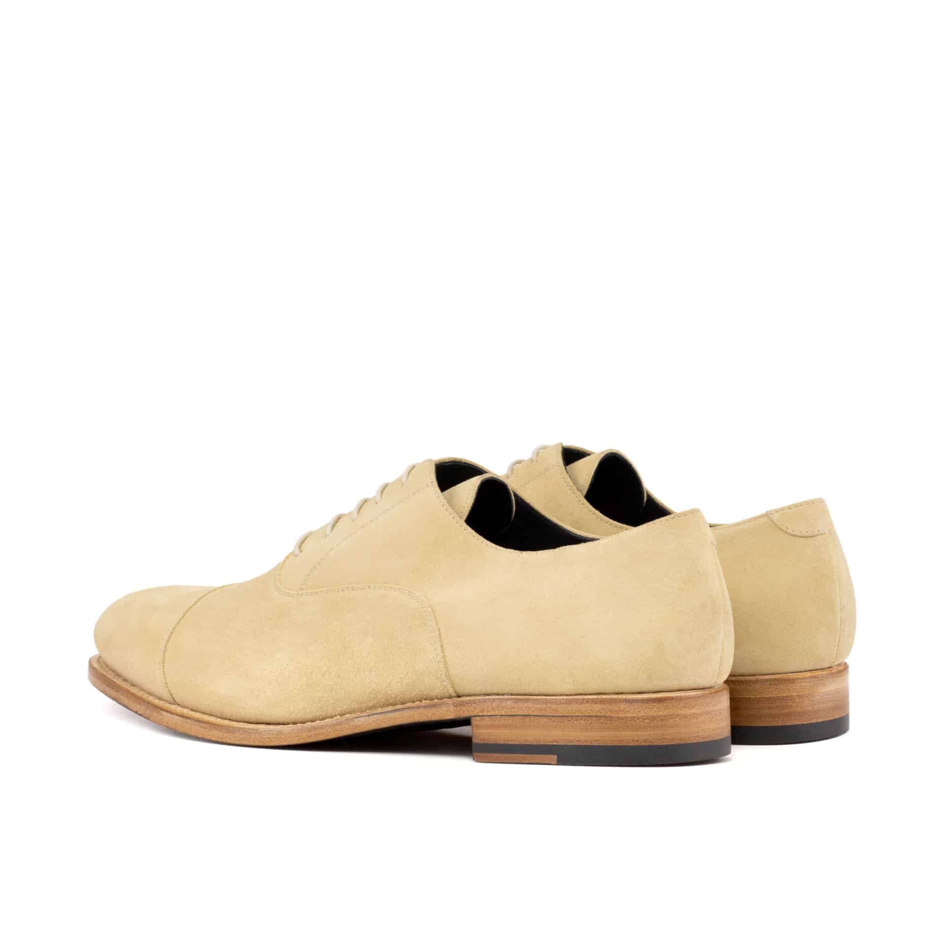Tan Suede Men's Oxford Shoes