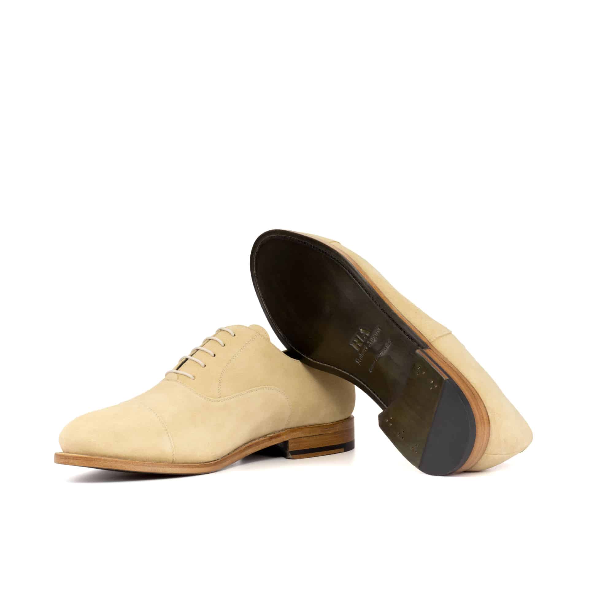 Tan Suede Men's Oxford Shoes
