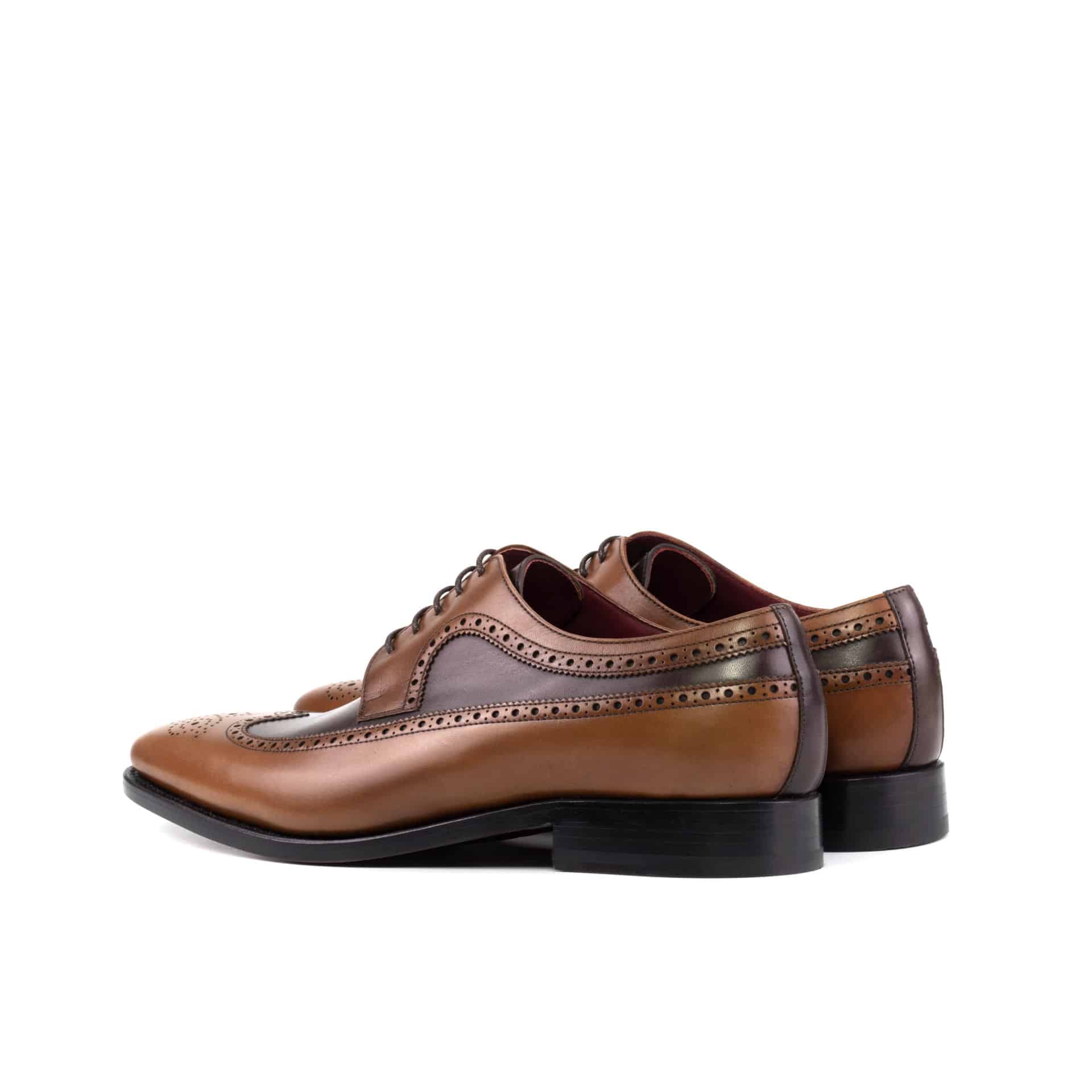 Brown Two Tone Men's Longwing Bluchers
