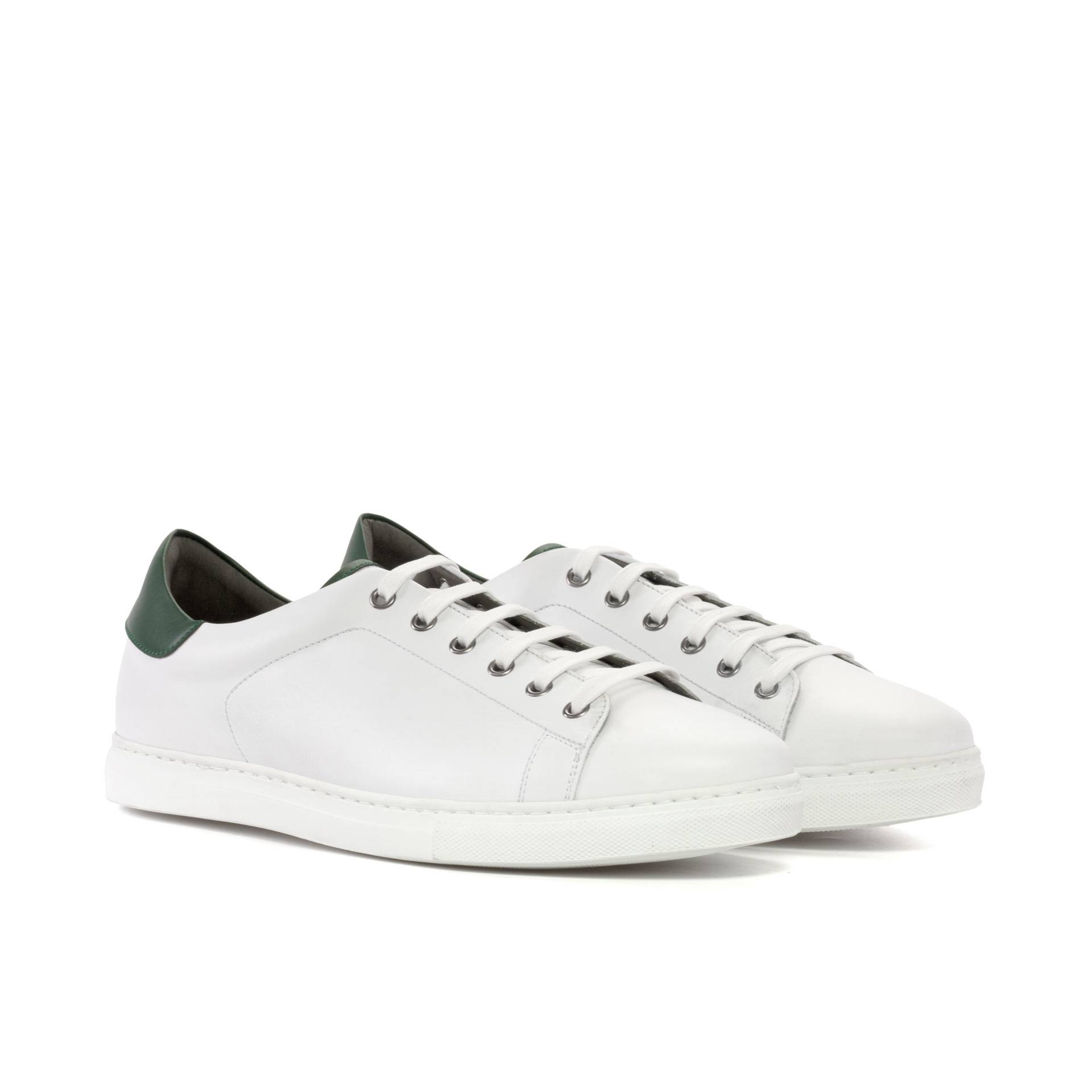 White and Green Men's Trainers