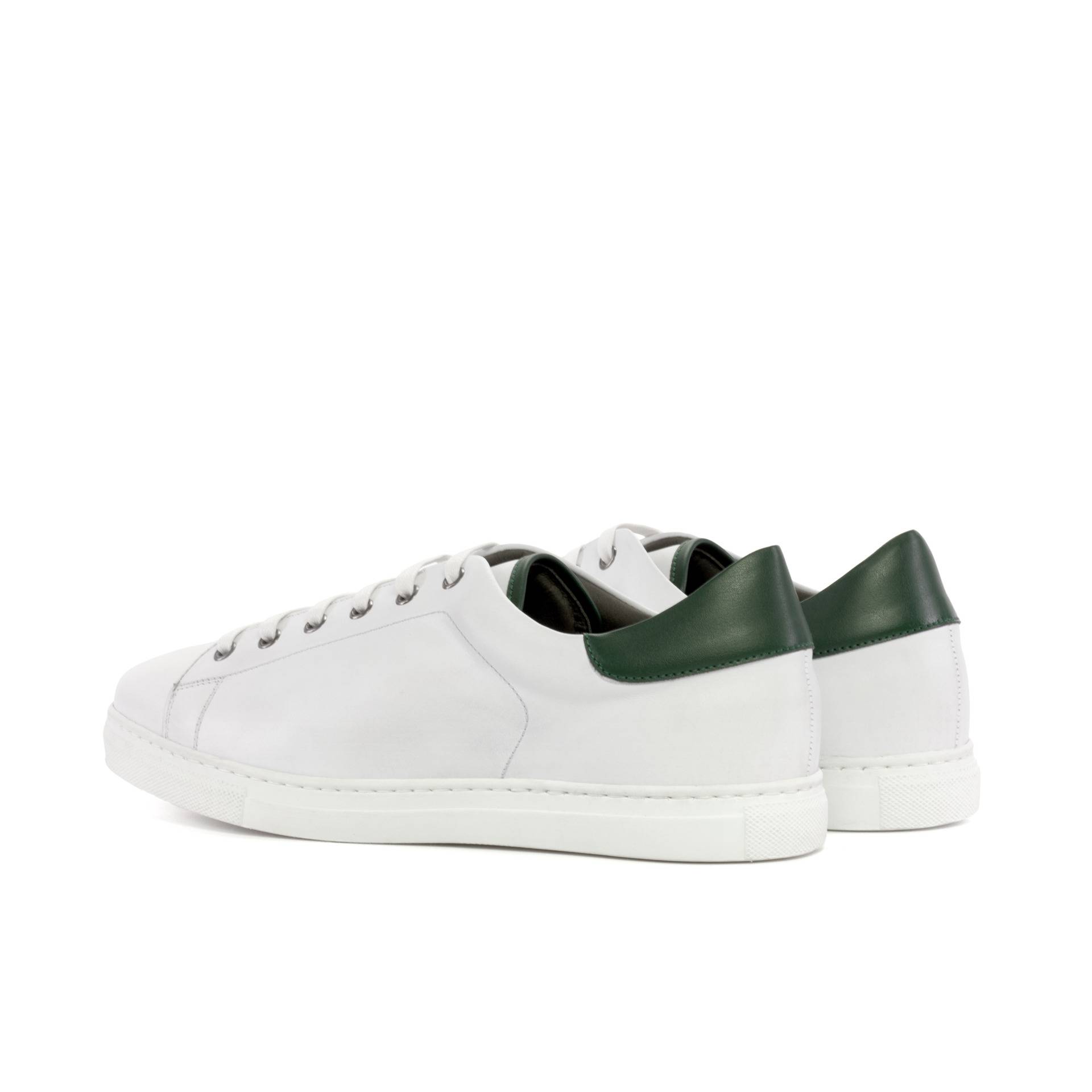 White and Green Men's Trainers