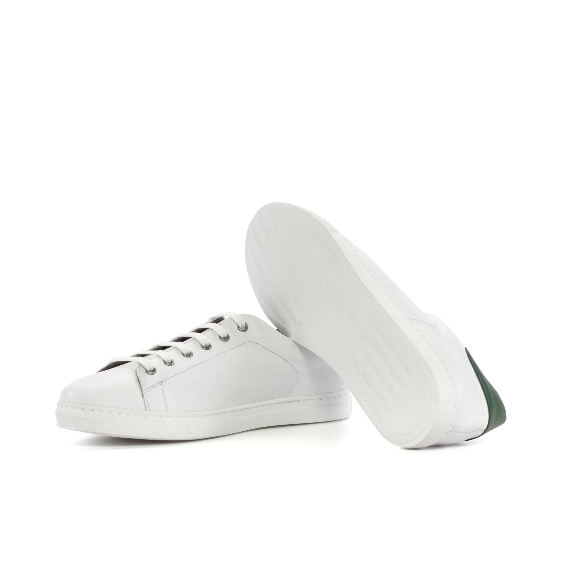 White and Green Men's Trainers