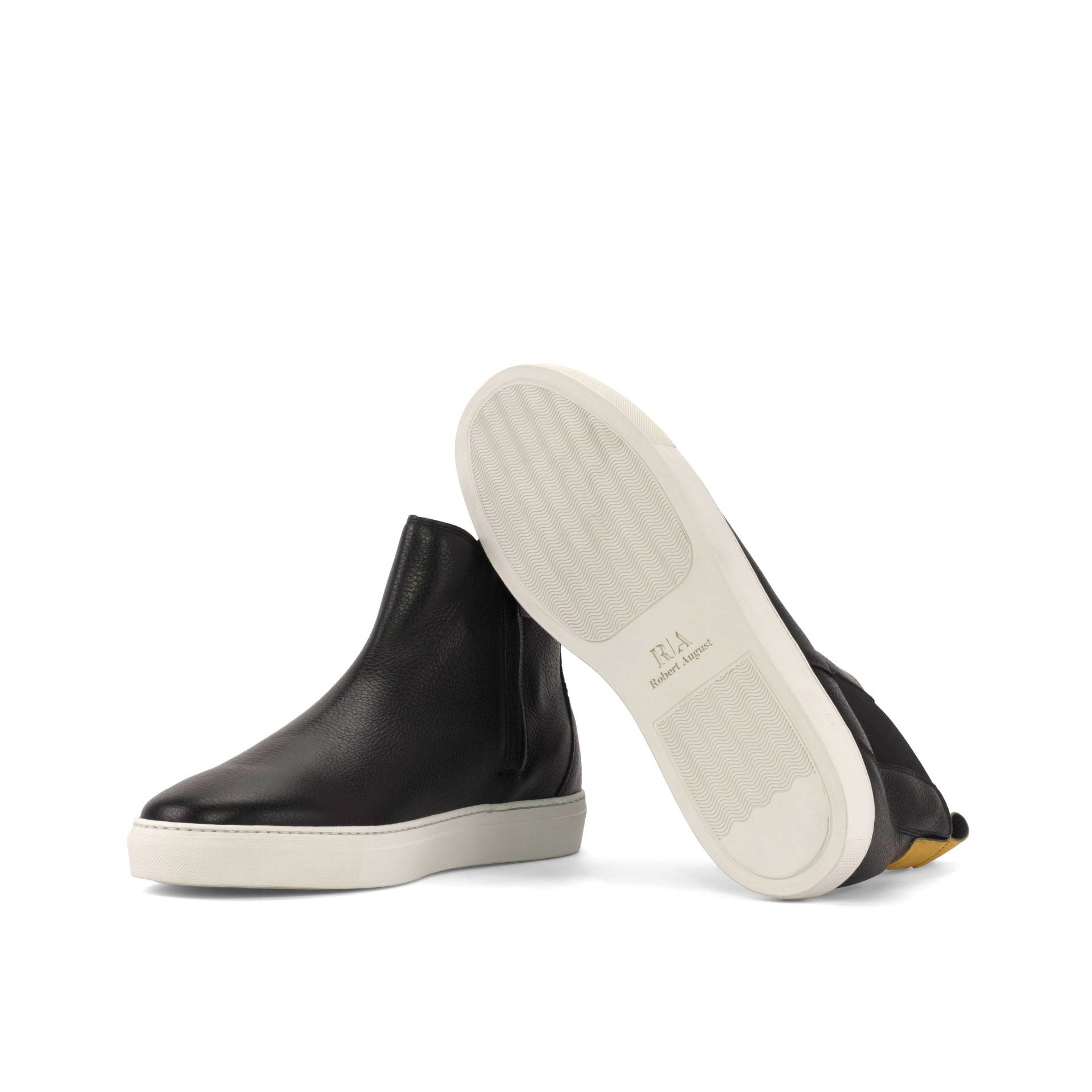 Black Men's Chelsea Sneaker Boots