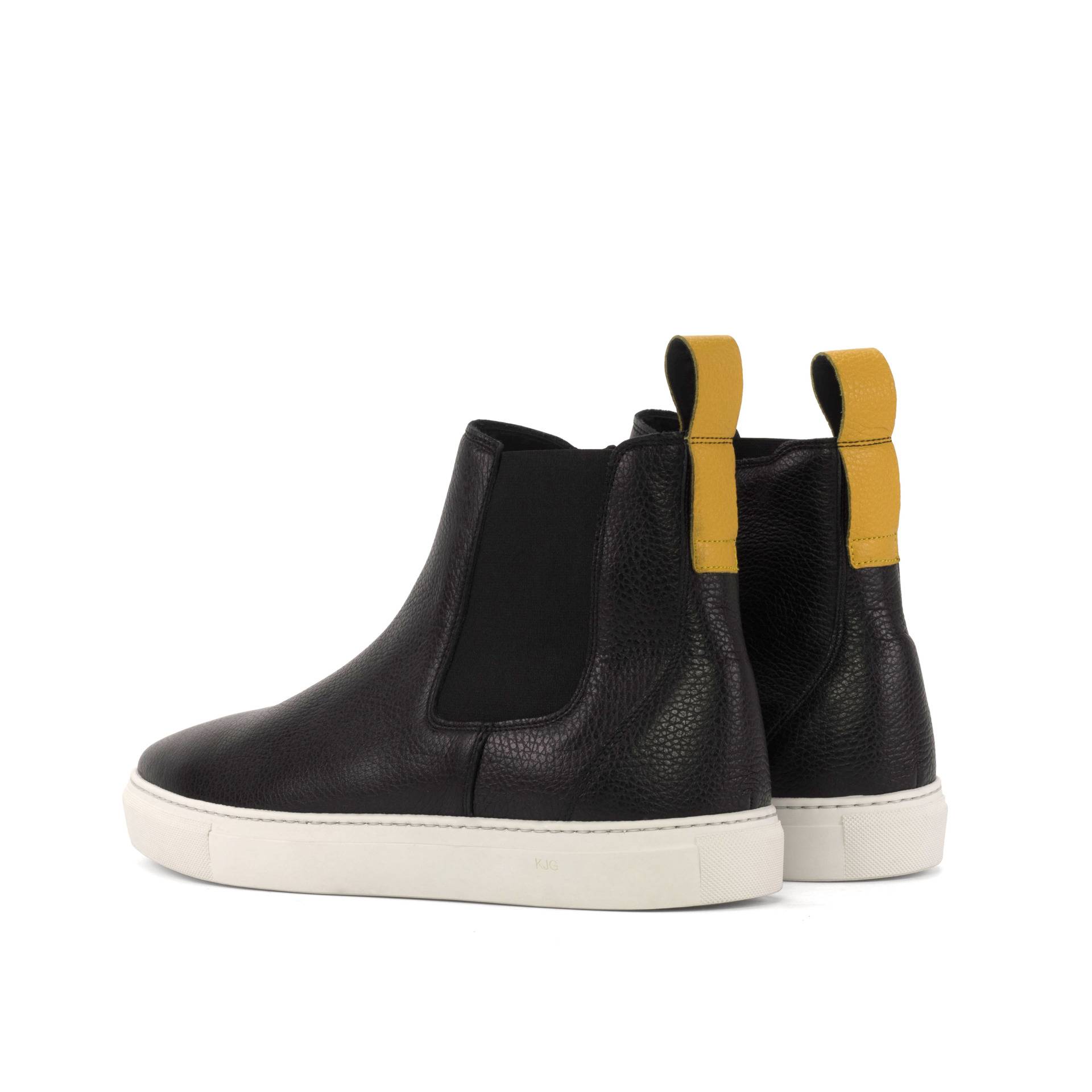 Black Men's Chelsea Sneaker Boots
