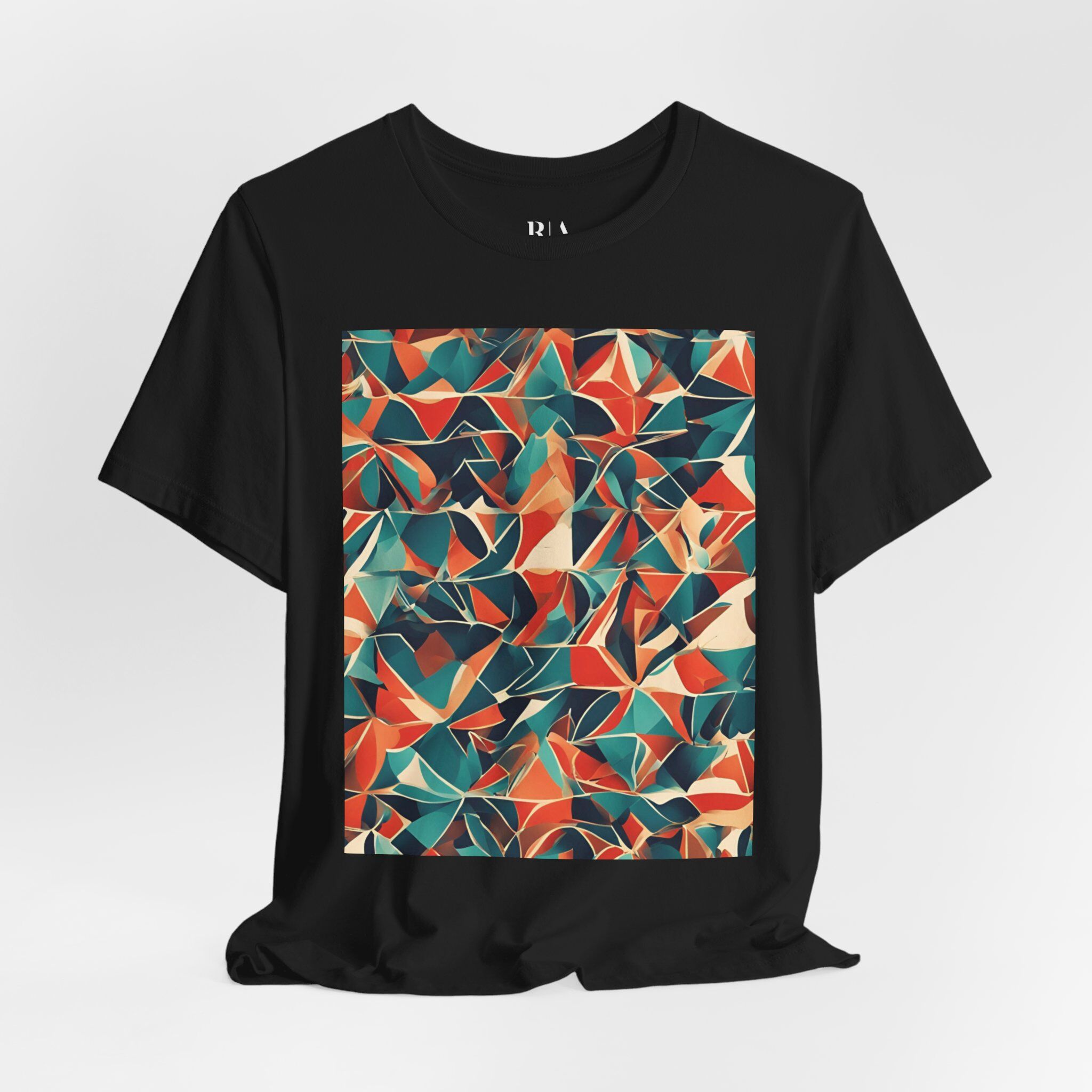 Origami of the Mind - Premium Jersey Cotton Graphic Tee - Image 2