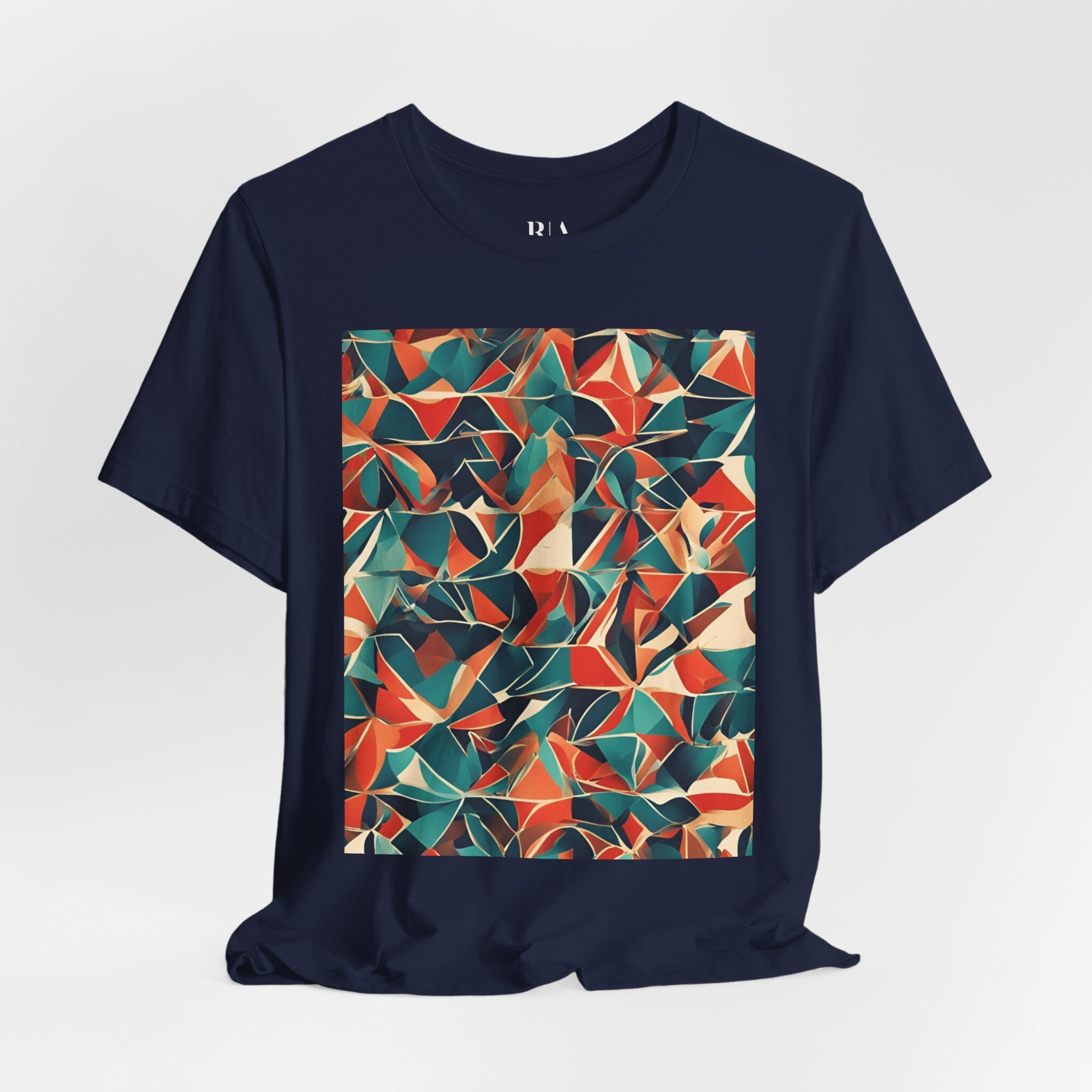 Origami of the Mind - Premium Jersey Cotton Graphic Tee - Image 5
