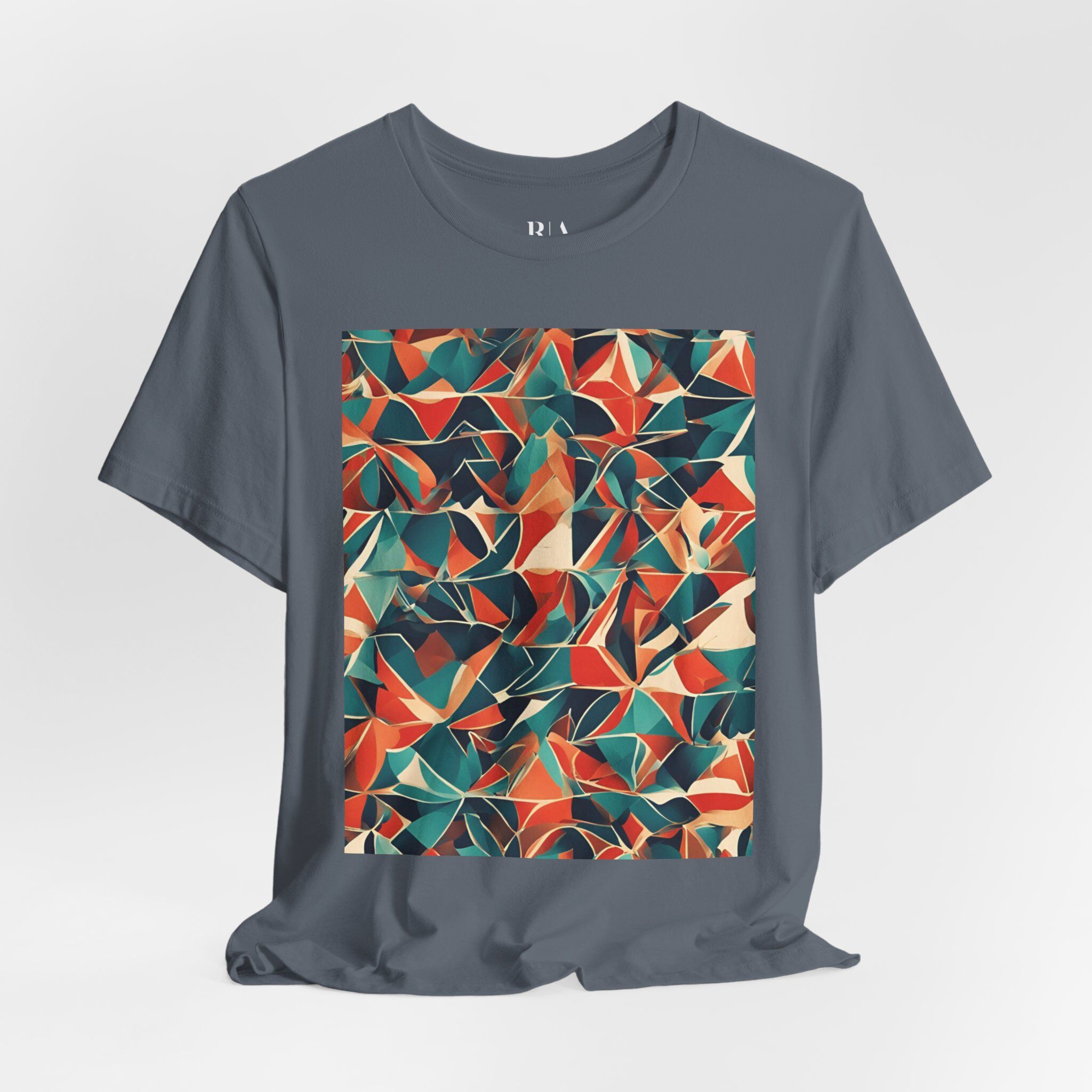 Origami of the Mind - Premium Jersey Cotton Graphic Tee - Image 4