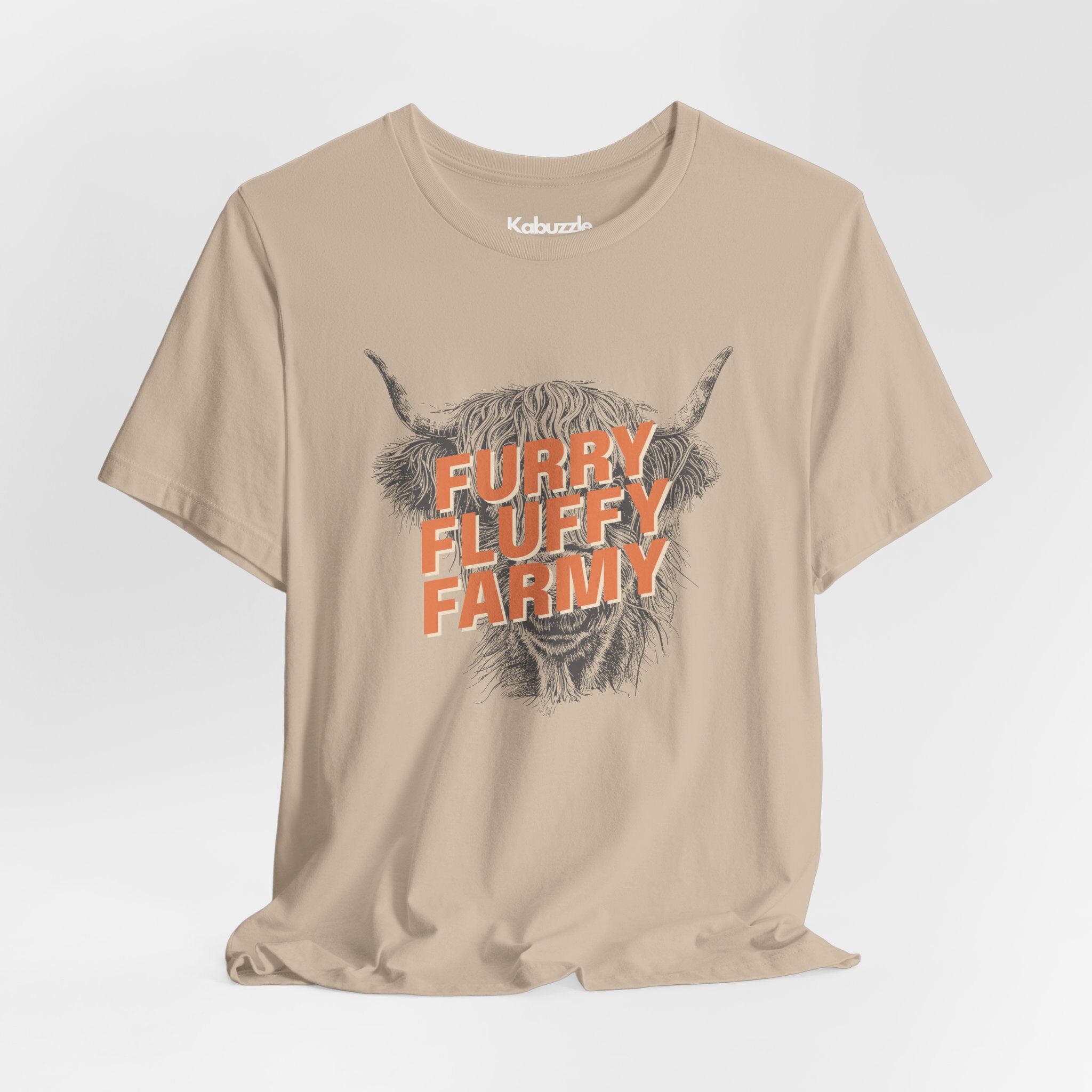 Furry Fluffy Farmy - Premium Jersey Cotton Graphic Tee - Image 2