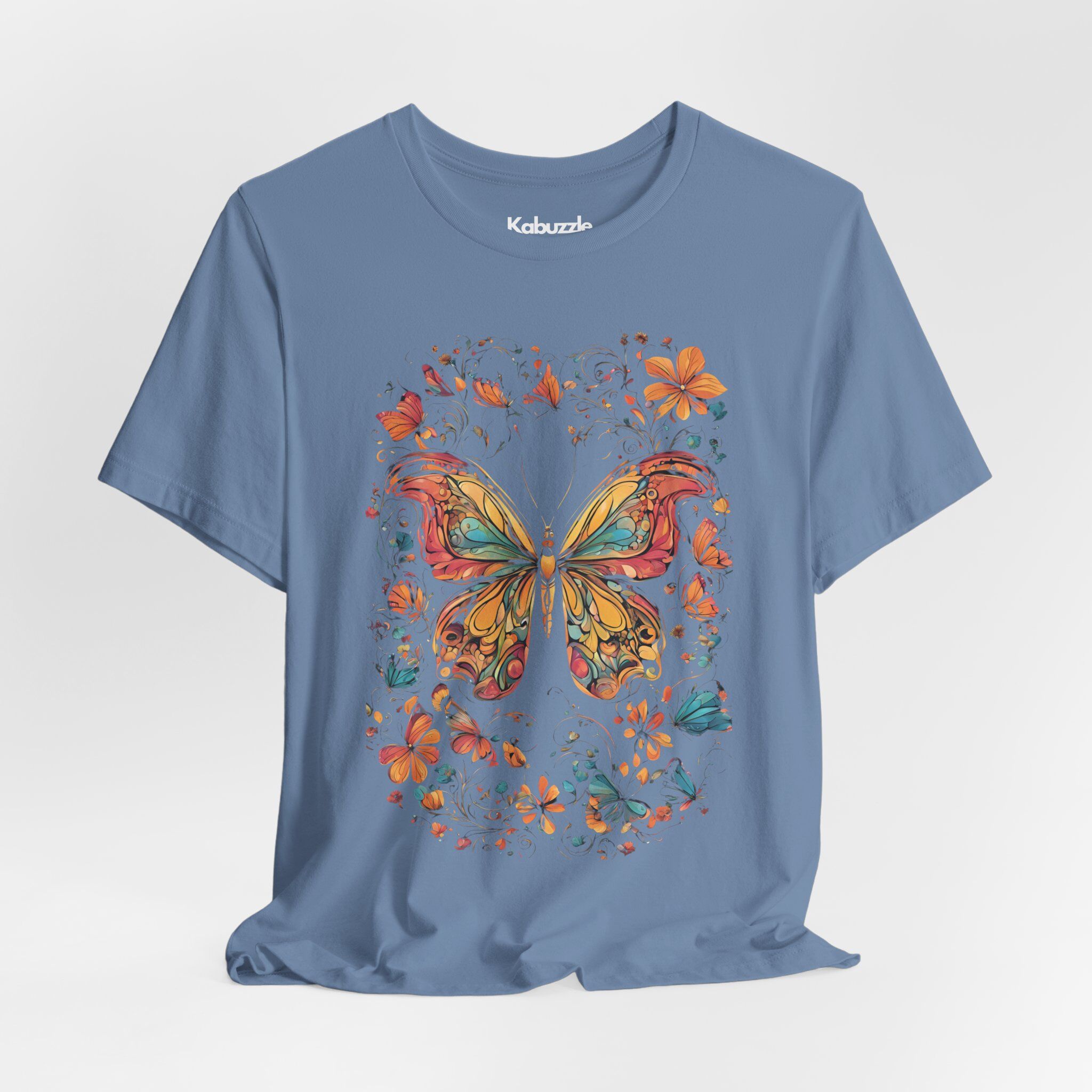 Symphony of Wings - Premium Jersey Cotton Graphic Tee - Image 3