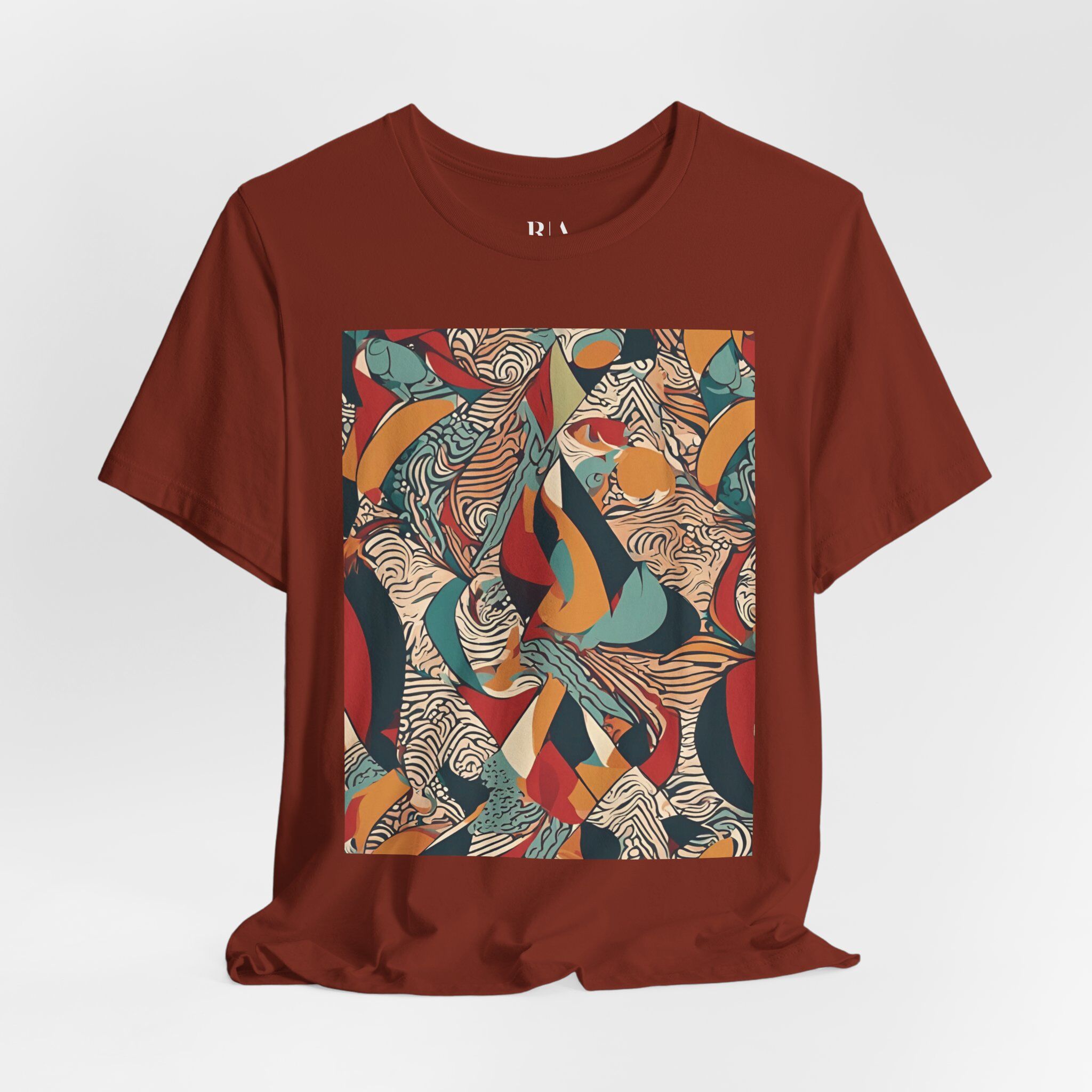 Energetic Tapestry - Premium Jersey Cotton Graphic Tee